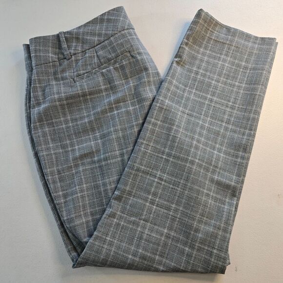 Calvin Klein Dress Slacks Women's 14 Check Pattern Gray Black & White - Picture 10 of 16